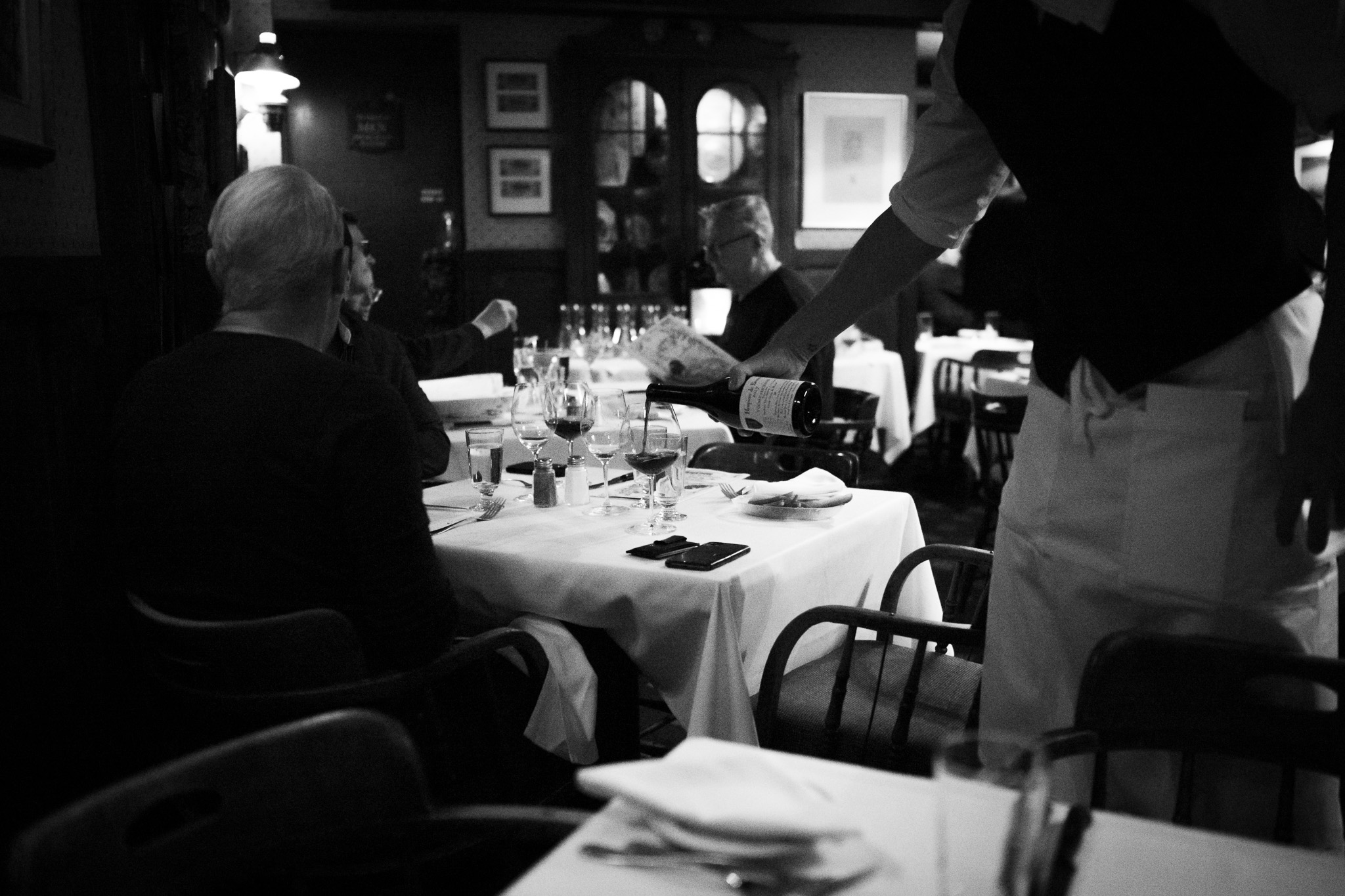 Colin Pouring Wine